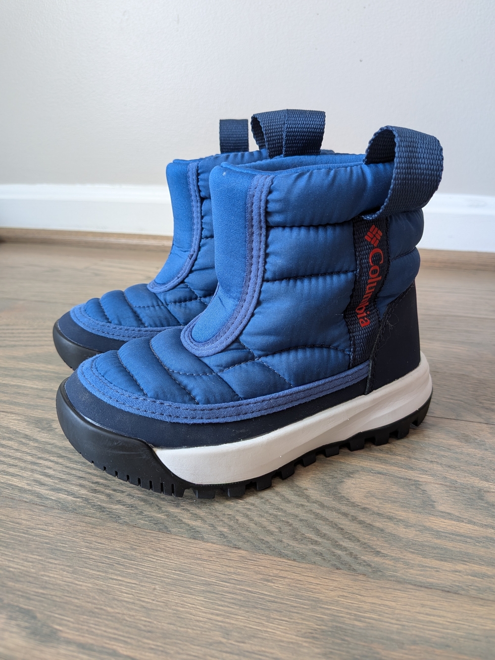 Columbia Kids Blue Insulated Winter Snow Boots Size 10